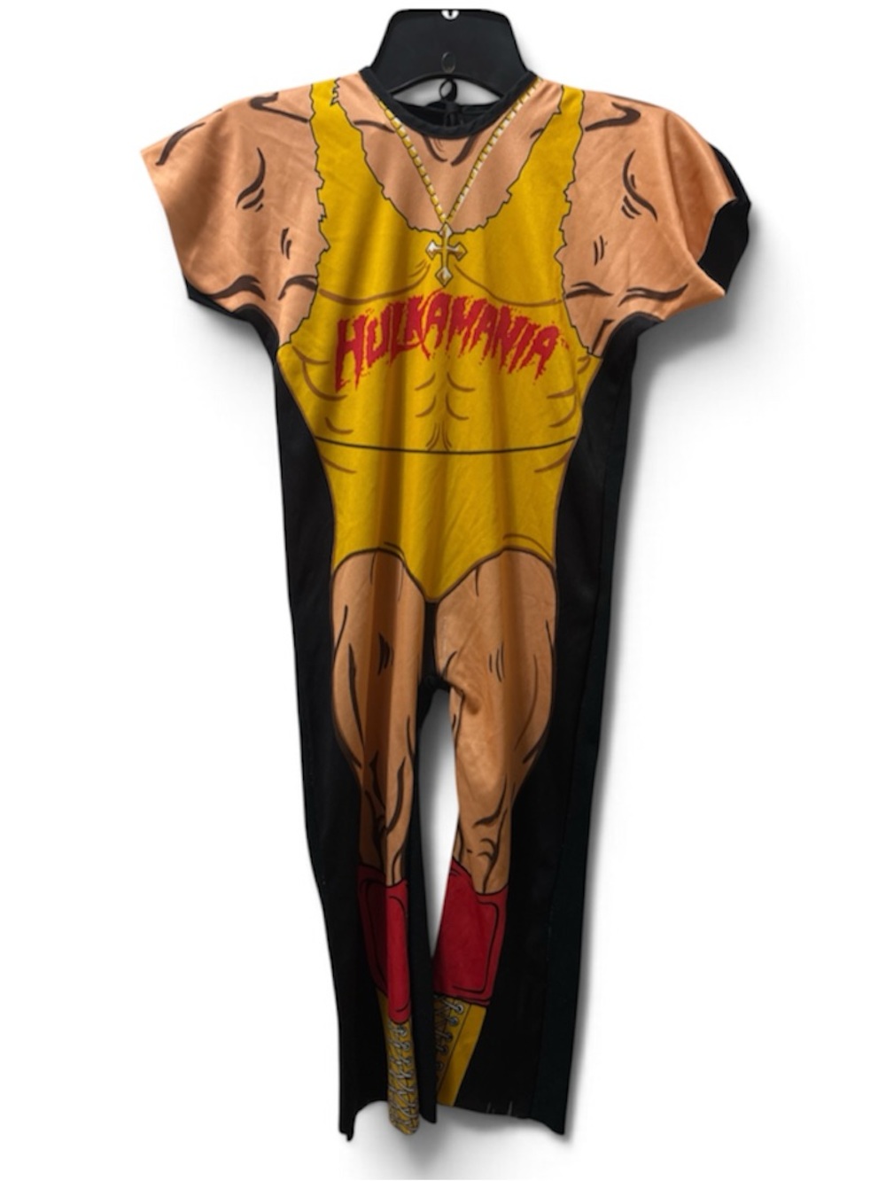 Vintage 1991 Hulk Hogan Costume Kids Small TitanSports WWF WWE Rubies Halloween